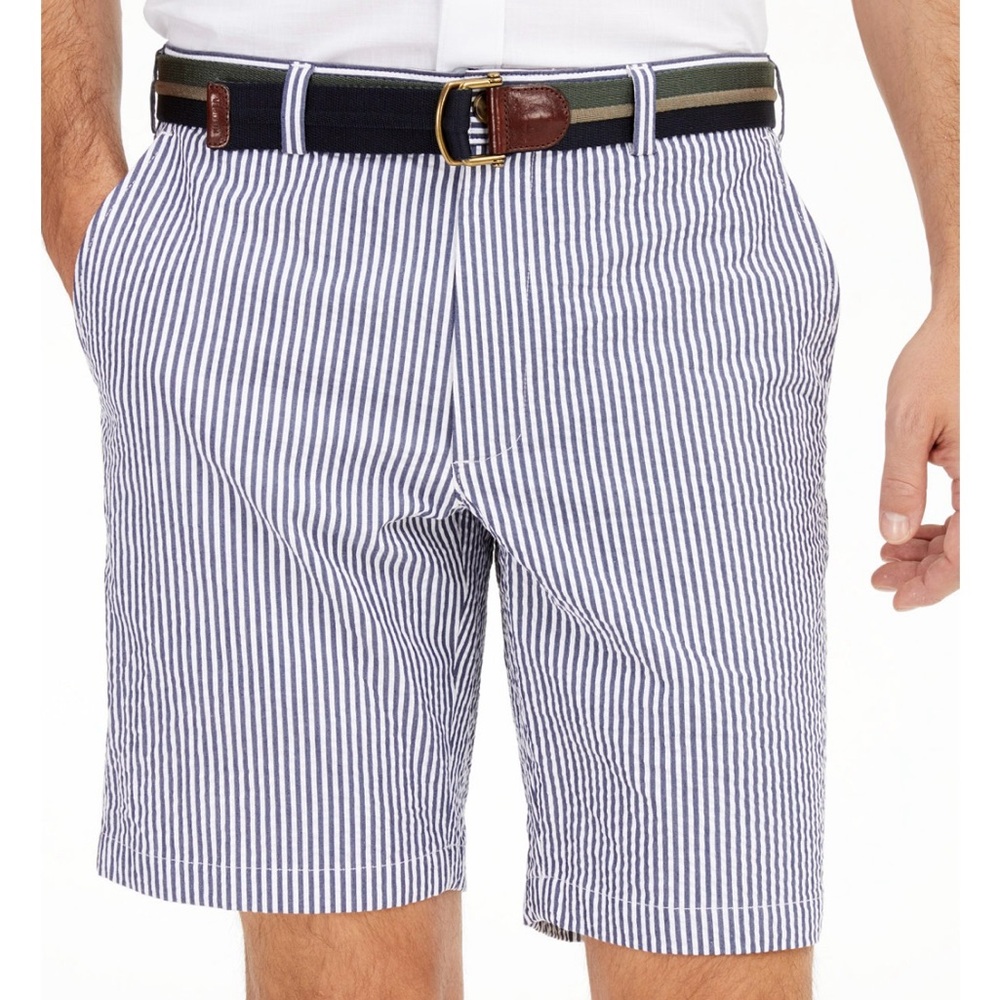 Club Room mens striped shorts , size 34.